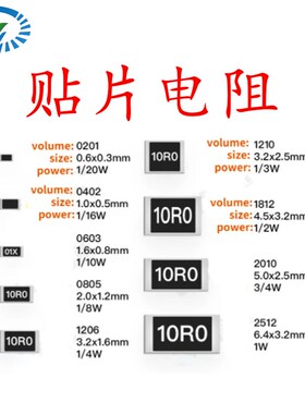 0603 0805 1206 1210贴片电阻10K11K12K13K15K16K18K20K22K24K欧