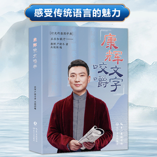 著名央视主持人康辉 平均分 之后变身行走 字正腔圆咬文嚼字 康辉咬文嚼字 康熙字典 康辉严晓冬 官方正版