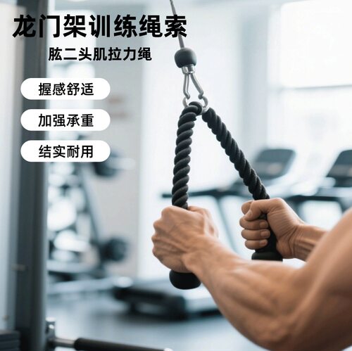 龙门架高位下拉双头绳