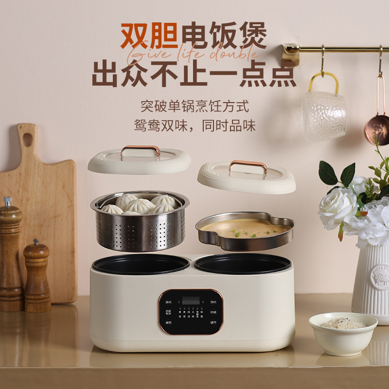 双胆多功能电饭煲智能电火锅