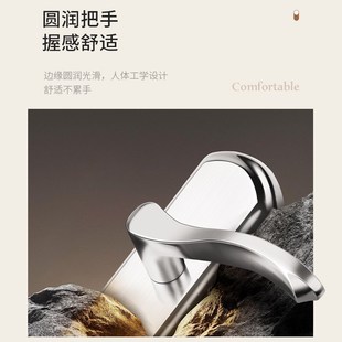 单舌门锁家用通用型卧室房门锁门把手手柄房间室内木门不锈钢静音