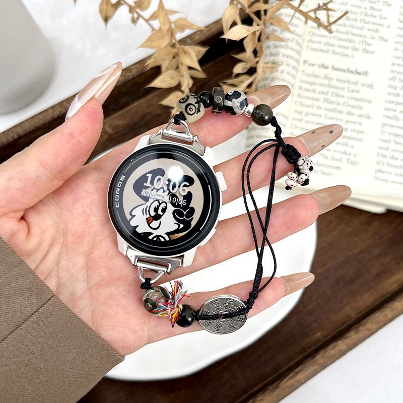 适用高驰corospace3表带PACE2夏季新款牛骨山鬼APEX2串珠2pro腕带