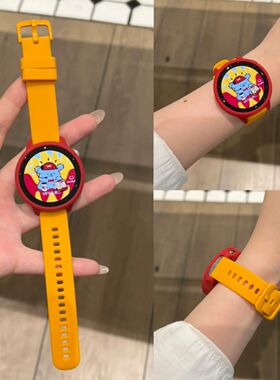 适用oppowatchx2mini硅胶表带运动舒适oppox2mini硅胶软壳