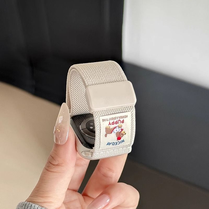 可爱腊肠狗平纹磁吸适用红米watch5/4/3手表带redmi watch3/2通用