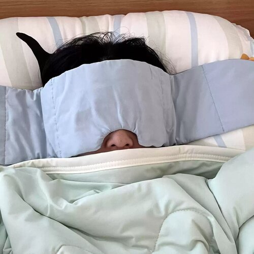 重力助眠遮光缓解眼疲劳眼罩