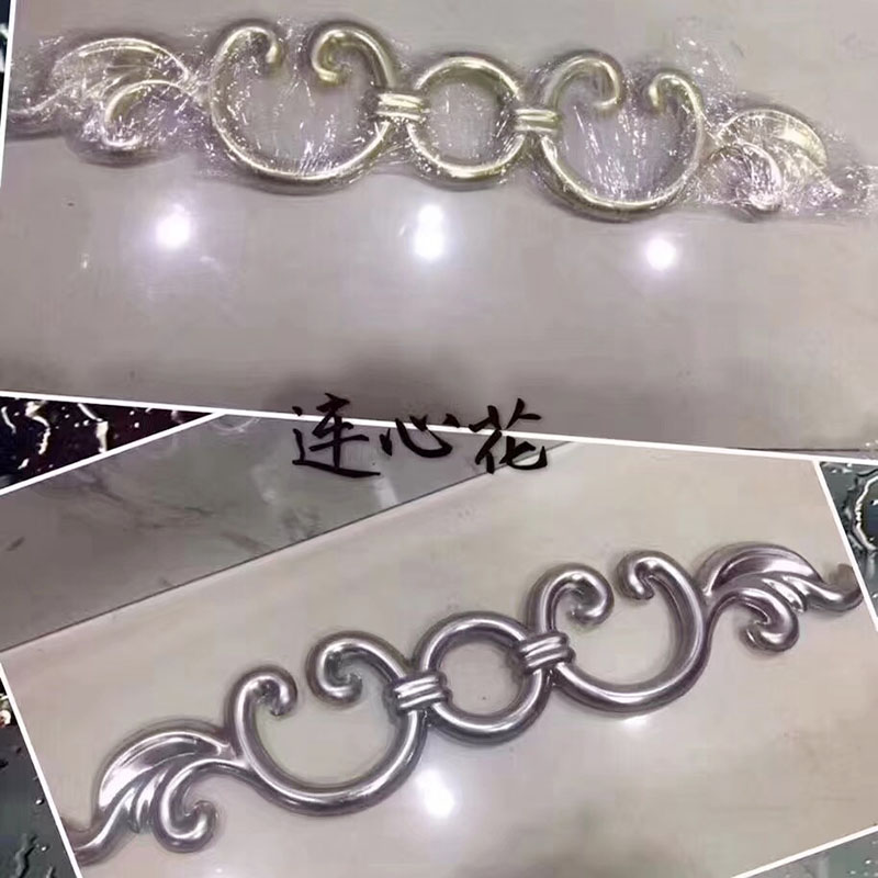 SOS连心花304欧式钛金配件花欧式不锈钢装饰配件花庭院大门装饰花