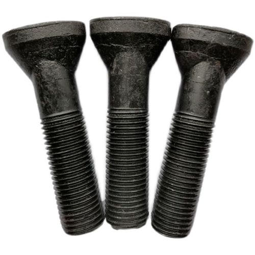 高强度鹅蛋丝球磨机衬板螺栓 水泥机护板螺杆椭圆头螺丝破碎机M30