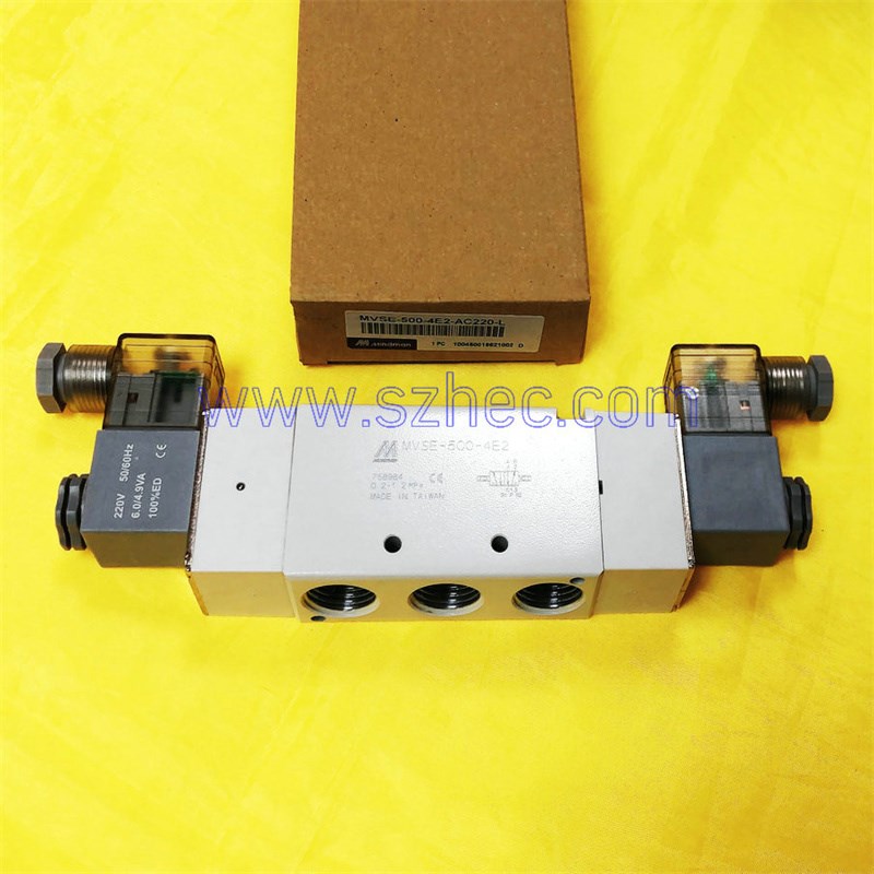 金器 MINDMAN 电磁阀 MVSE-500-4E2C-AC220 MVSE-500-4E2-AC220-L