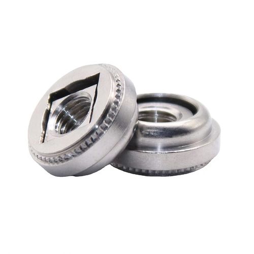 镀锌不锈钢浮动螺母AS/AC/LAC/LAS自锁调节压铆浮动螺母紧固件