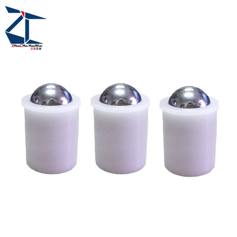 ZAL21塑料台阶碰珠压入式球头柱塞PFPSN3/4/5/6/8/10/12 光身玻珠