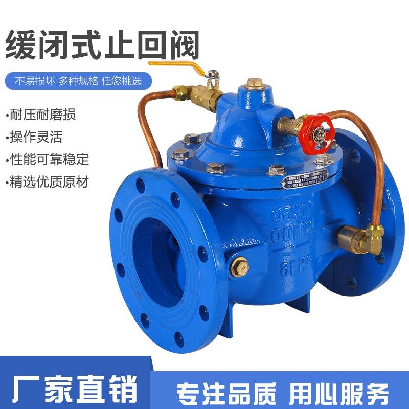 300X缓闭式止回阀  消除水锤 水泵专用止回阀 DN50 65 80 100 150