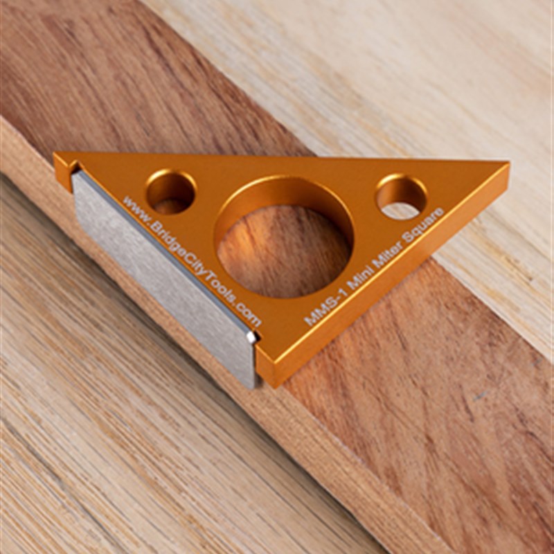 木工工具 MMS-1迷你角度规精巧45角规 BridgeCity桥城 堤旁树