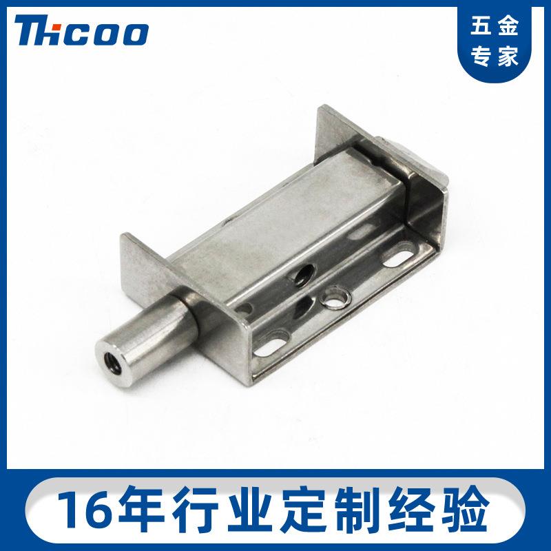 斯科拉动式伸缩门销 撞击式门锁插销 大门弹簧金属插销工业设备锁