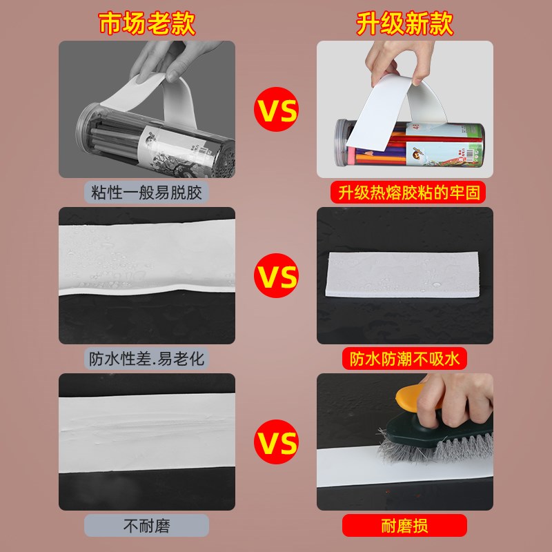 eva泡棉条加厚高密度海绵垫片带背胶防水缓冲单面胶粘强力防震减