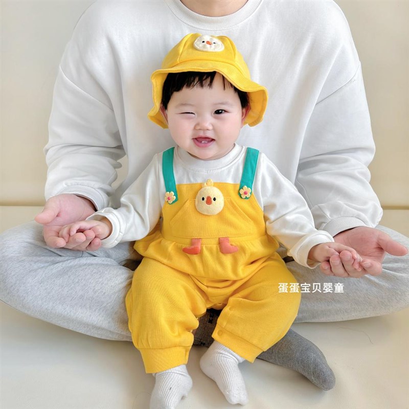 宝宝衣服超萌连体哈衣婴儿春装可爱洋气男女套装幼儿春秋外出春季