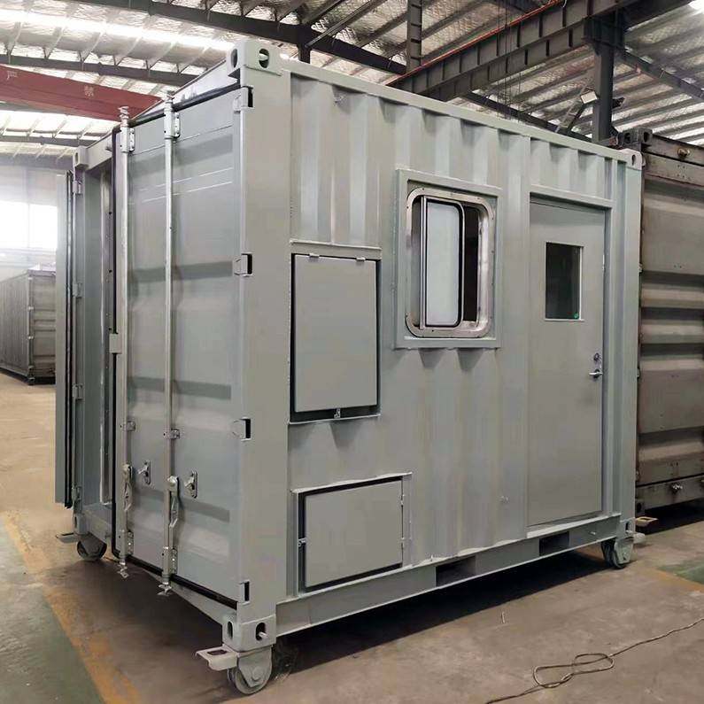 青岛全新 10英尺设备集装箱 特种集装箱 安装空调保温钢地板
