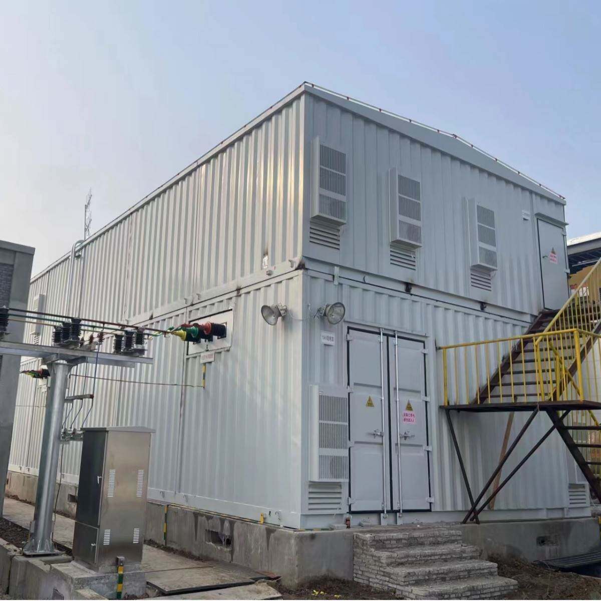 预制舱生产厂家 一二次设备预制舱 双层预制舱变电站