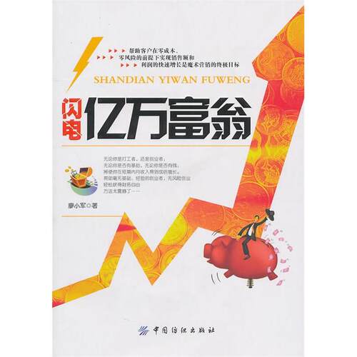 正版新书 闪电亿万富翁 廖小军 中国纺织出版社