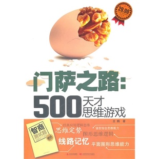 正版新书 门萨之路500天才思维游戏 王鹏 吉林科学技术出版社
