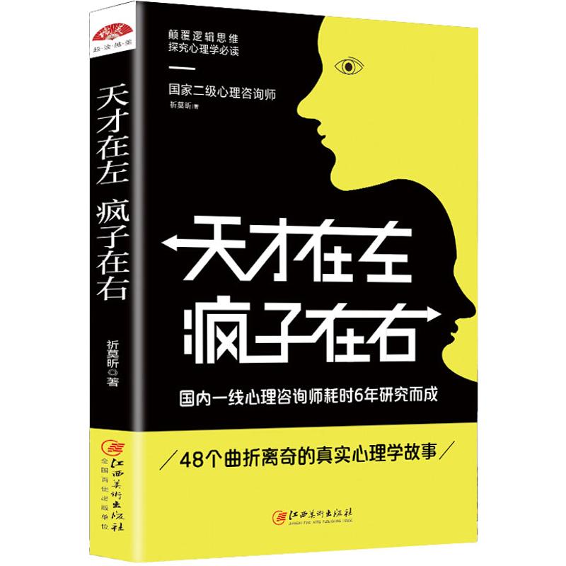 正版二手 天才在左疯子在右 祈莫昕 江西美术出版社