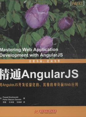 正版二手 精通AngularJS-用AngularJS开发轻量化的.优雅的单页面Web应用 科兹洛夫斯基 华中科技大学出版社