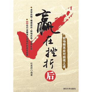 新书 清华大学出版 赢在挫折后 杜慕群 社 职场精英应对困境之道 正版