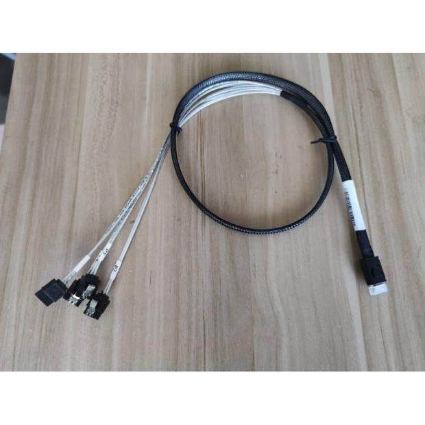 浪潮OCuLink 4 SATA线 NVMe转SATA SFF-8611转一分四SATA数据线