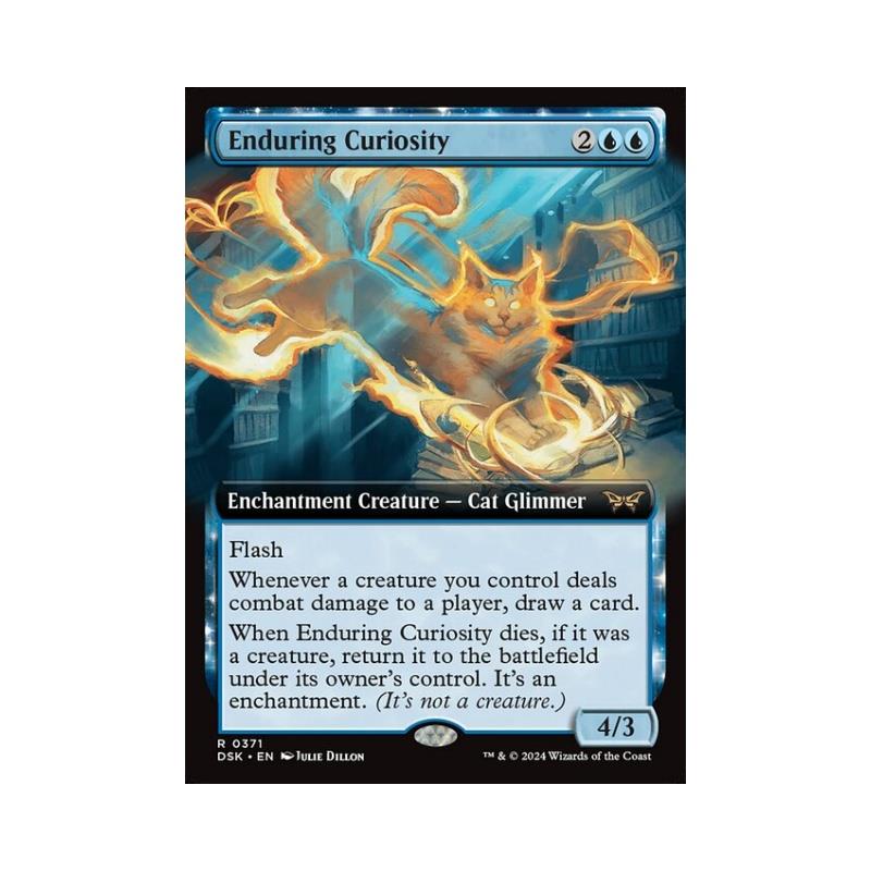 万智牌 Enduring Curiosity 永续好奇体 鬼屋惊魂 扩画 平/闪