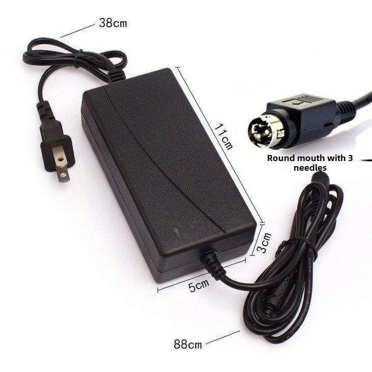 适用于新业Xprinter Xp-460B热敏收据打印机24V 2.5A电源适配器电缆