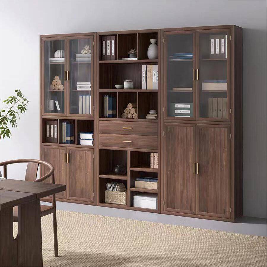 新中式博古架茶室置物架实木隔断茶叶展示柜架子多宝阁客厅摆件