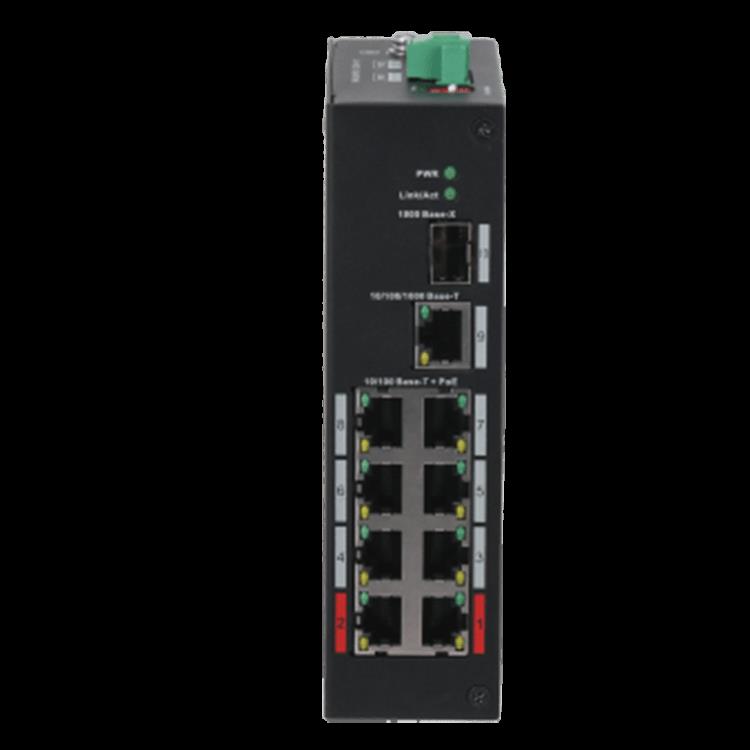 DH-PFS3110-8ET-96-V2大华英文8路交换机Switch with 8 Port PoE