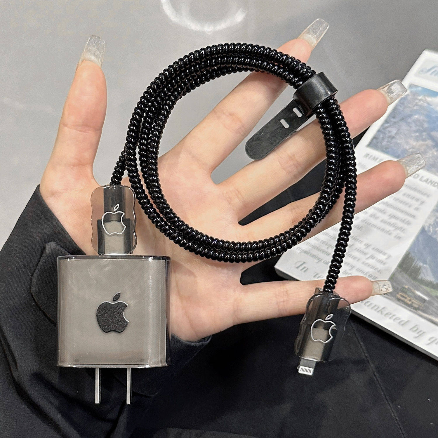 充电器保护套15promax适用iPhone13快充头12壳11