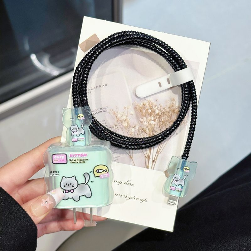 适用于数据线保护套苹果14充电器线保护套iPhone12Promax保护套16/15/13