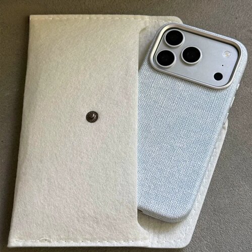 苹果iPhone蓝编织全包防摔壳