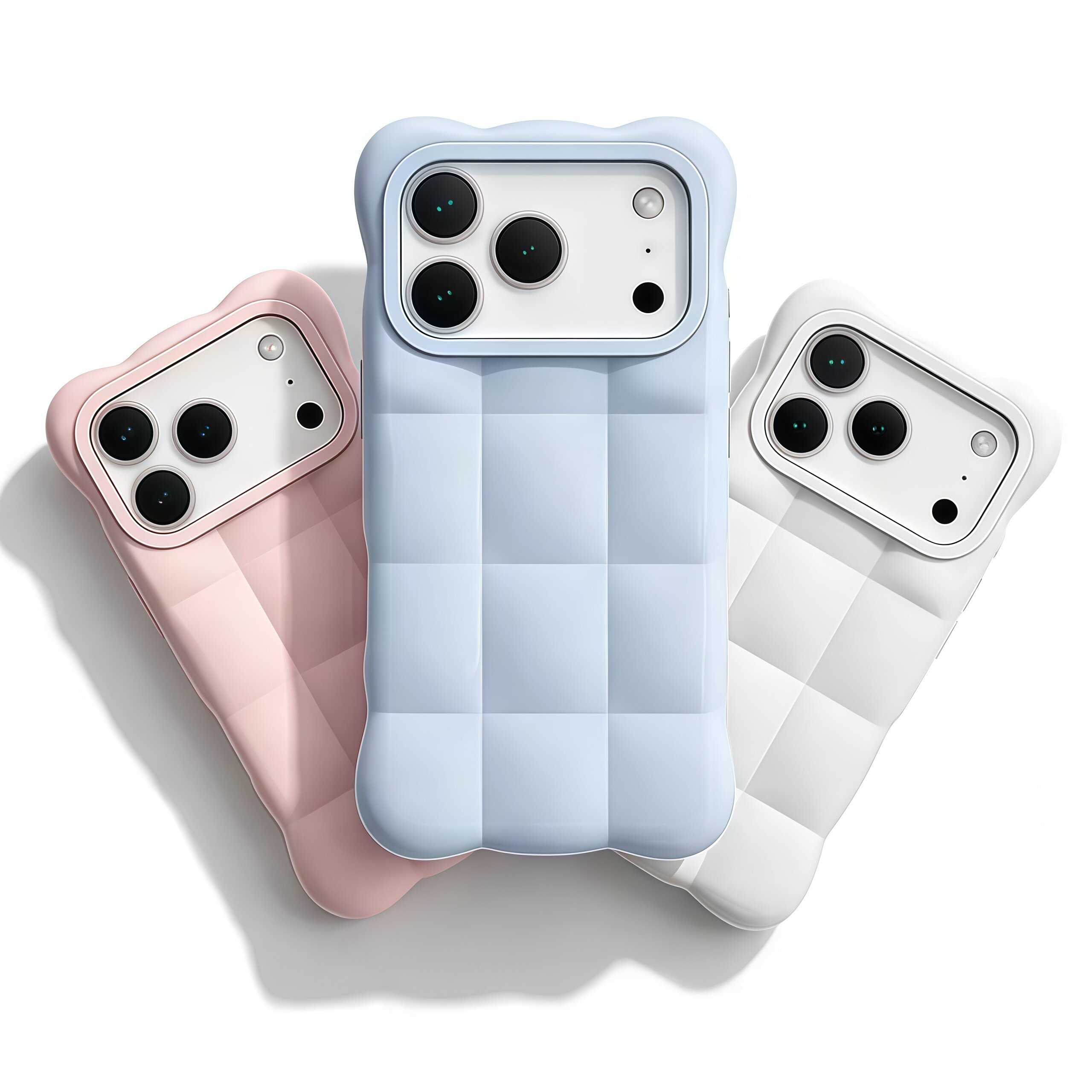 德国液态硅胶适用苹果云想奶糖粉/棉云白/晨空蓝云朵适用于iPhone18ProMax简约时尚17promax手机壳保护套
