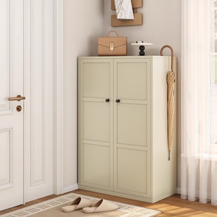 架装 饰柜大容量鞋 饰柜子 柜门口玄关柜家用储物柜靠墙装 铁艺入户鞋