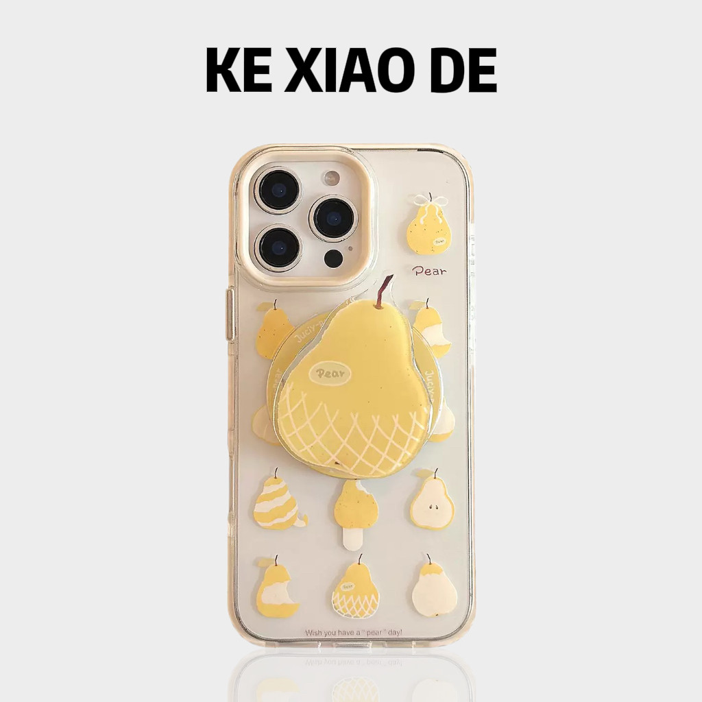壳小德 ins风小众梨子手机壳适用苹果16promax磁吸支架15pro透明14创意个性13韩系12网红11,3C数码配件,手机保护套/壳,淘宝优惠券,粉丝福利购,淘宝优惠卷