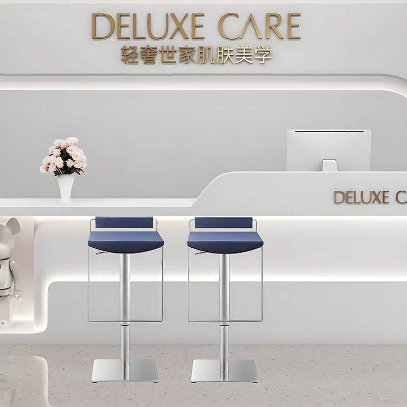 吧台椅现代简约轻奢家用高脚凳前台收银椅子酒吧不U锈钢升降岛台,住宅家具,家用高脚椅,淘宝优惠券,粉丝福利购,淘宝优惠卷