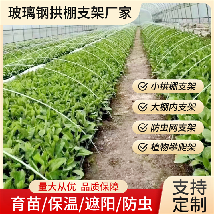 小拱棚支架玻璃钢纤维弓子型