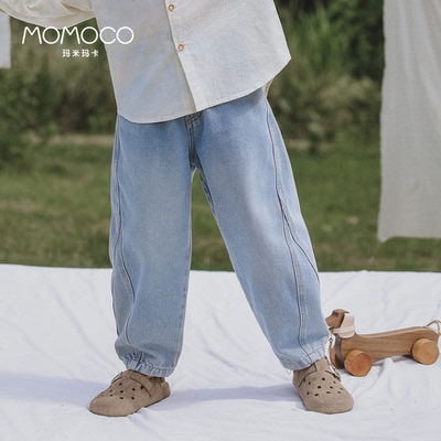 MOMOCO/玛米玛卡男童百搭牛仔裤