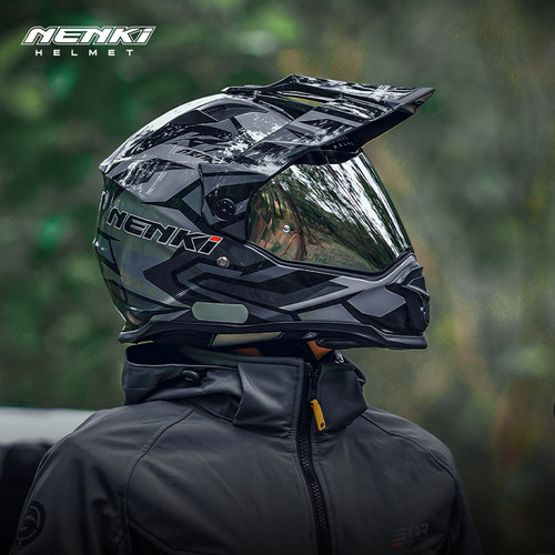 NENKI摩托车双镜片拉力盔