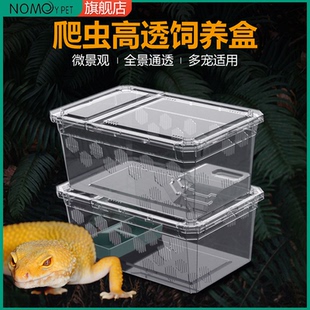 NOMO爬虫爬宠蜘蛛饲养盒甲虫蜗牛昆虫蝎子角蛙饲养箱爬宠饲养盒