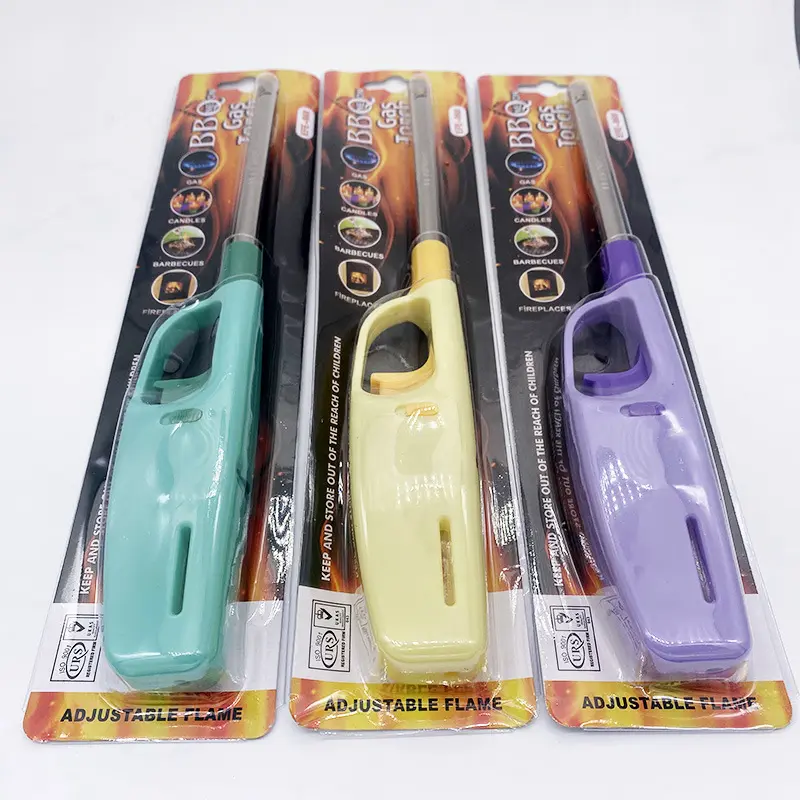 火机明火点火户外烧烤点火枪厨房家用灶加长点火器