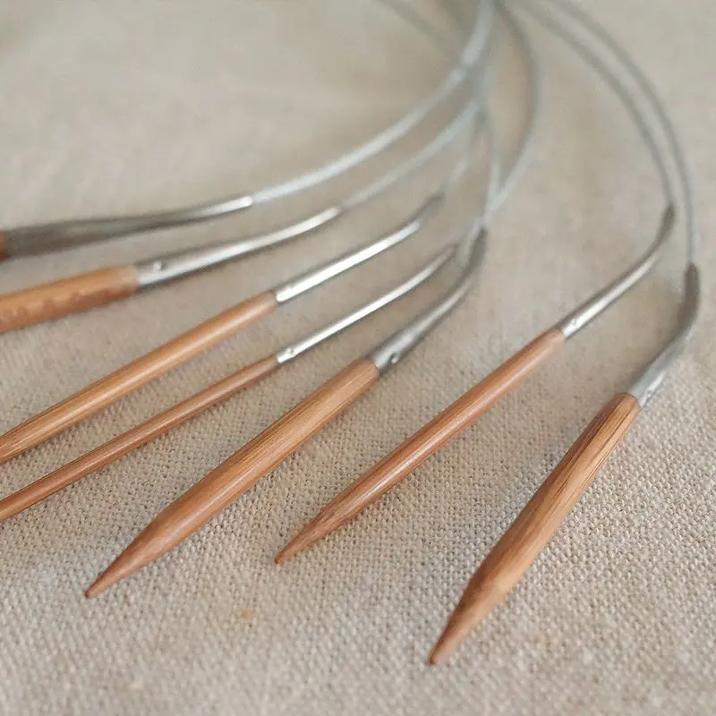 40m长度炭化环形针 毛衣针织袖子短环针手工编织织袜子针