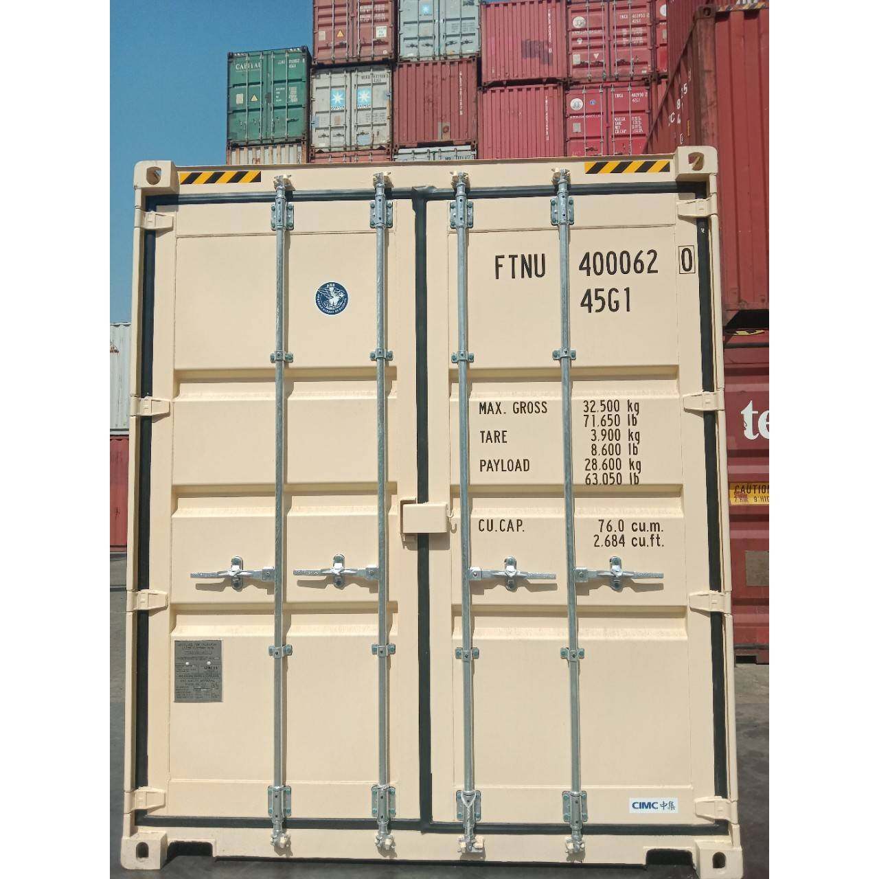 对开门集装箱 40HCDD 两头门集装箱 双门集装箱