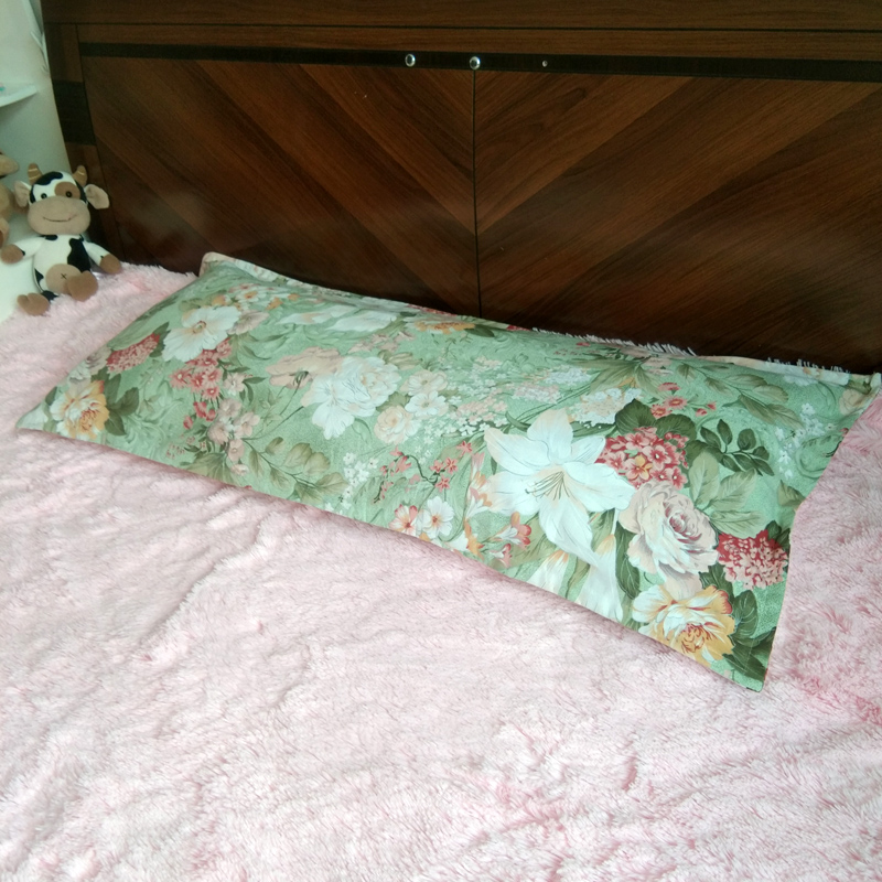 加长枕套双人枕头套粗布枕套拉链