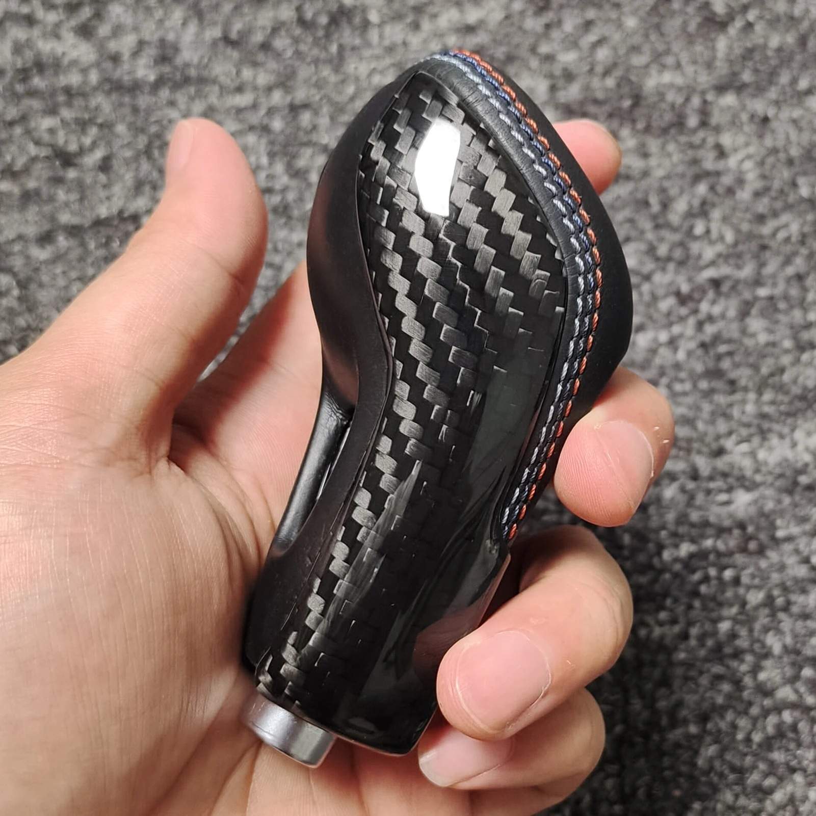 适用宝马M2M3M4M5 X3MX4MX5MX6M 改装干碳纤维档把盖排挡头装饰盖