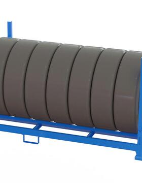 轮胎周转架适合外径750-1100mm规格的轮胎单层单排轮胎货架