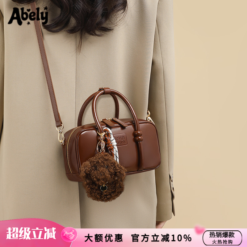 真皮女包2025拎包单肩bags枕头包