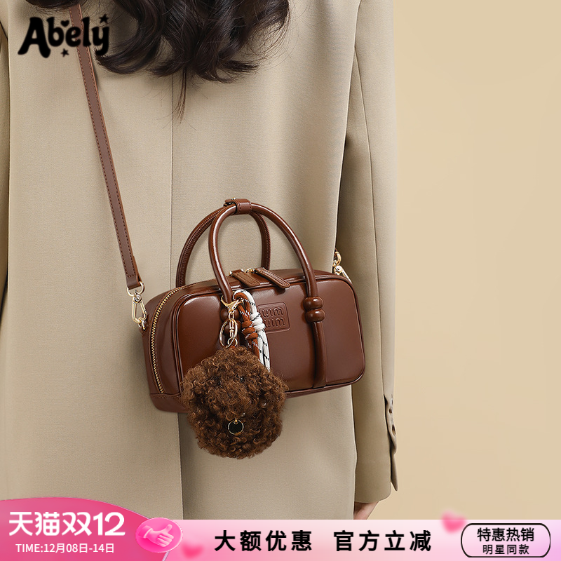 真皮女包2025拎包单肩bags枕头包